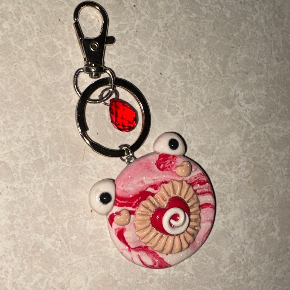 Adorable frog dessert Keychain